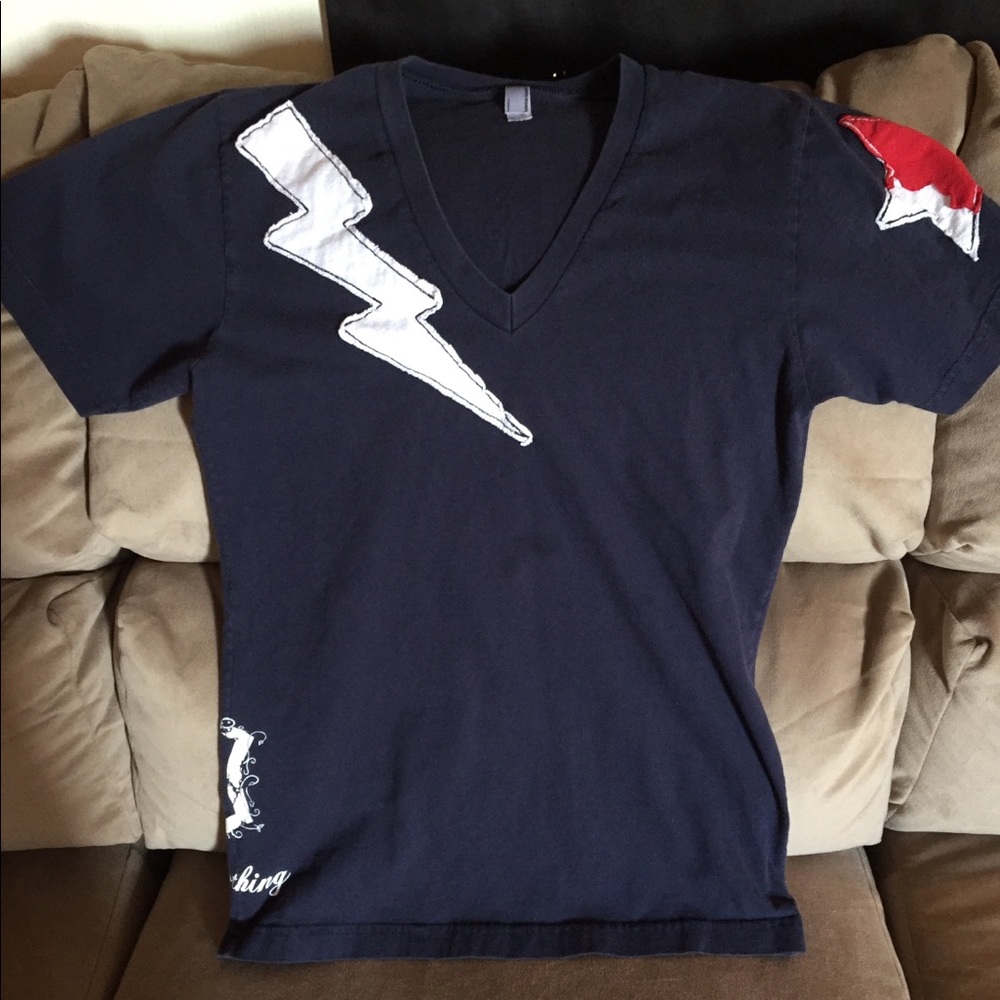 American Apparel v-neck tee